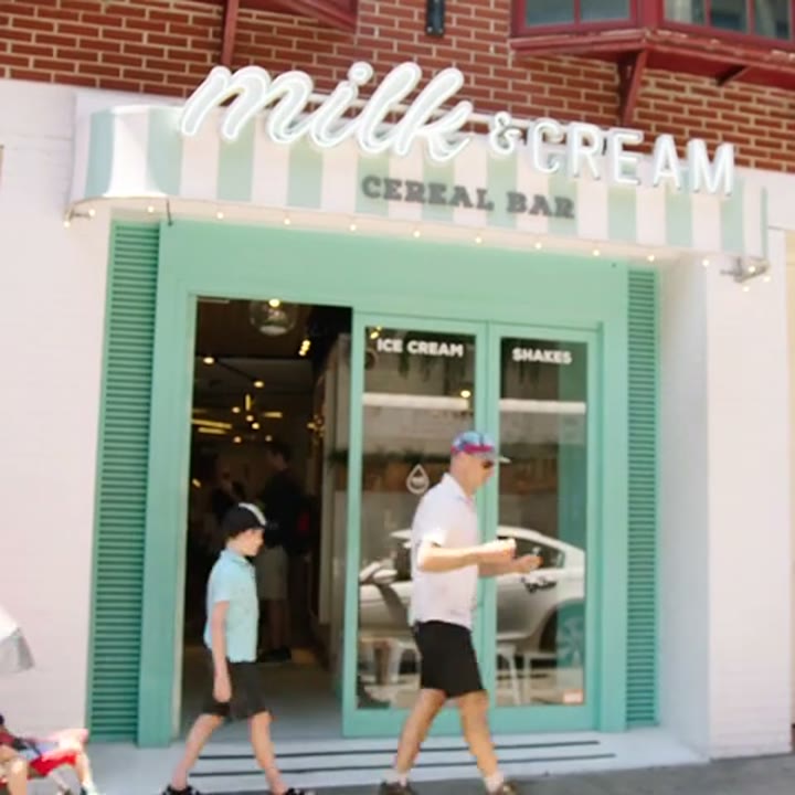 Thumbnail for Milk and Cream Cereal Bar FOOD NETWORK
