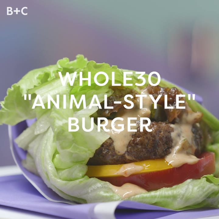 Thumbnail for #NotCheating, Whole30 Animal-Style Burger BRIT + CO